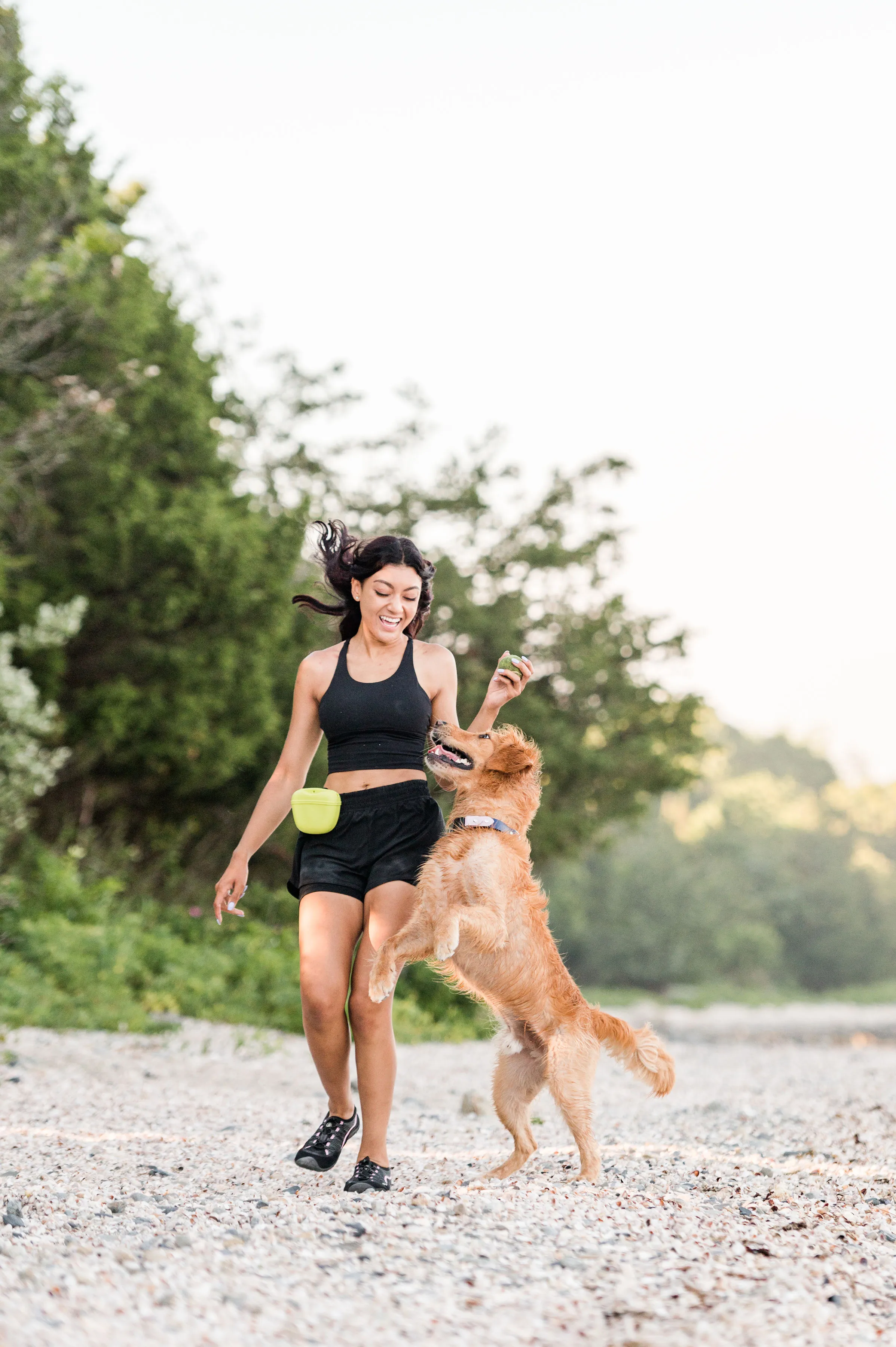 Marissa Quarles with her dog